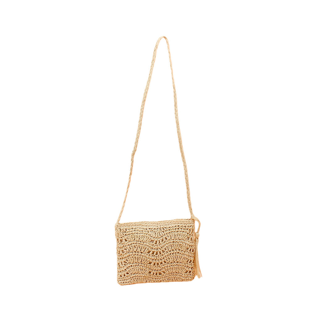 Handcrafted Crossbody Bag Made of Natural Material LoungeYard — product view 1