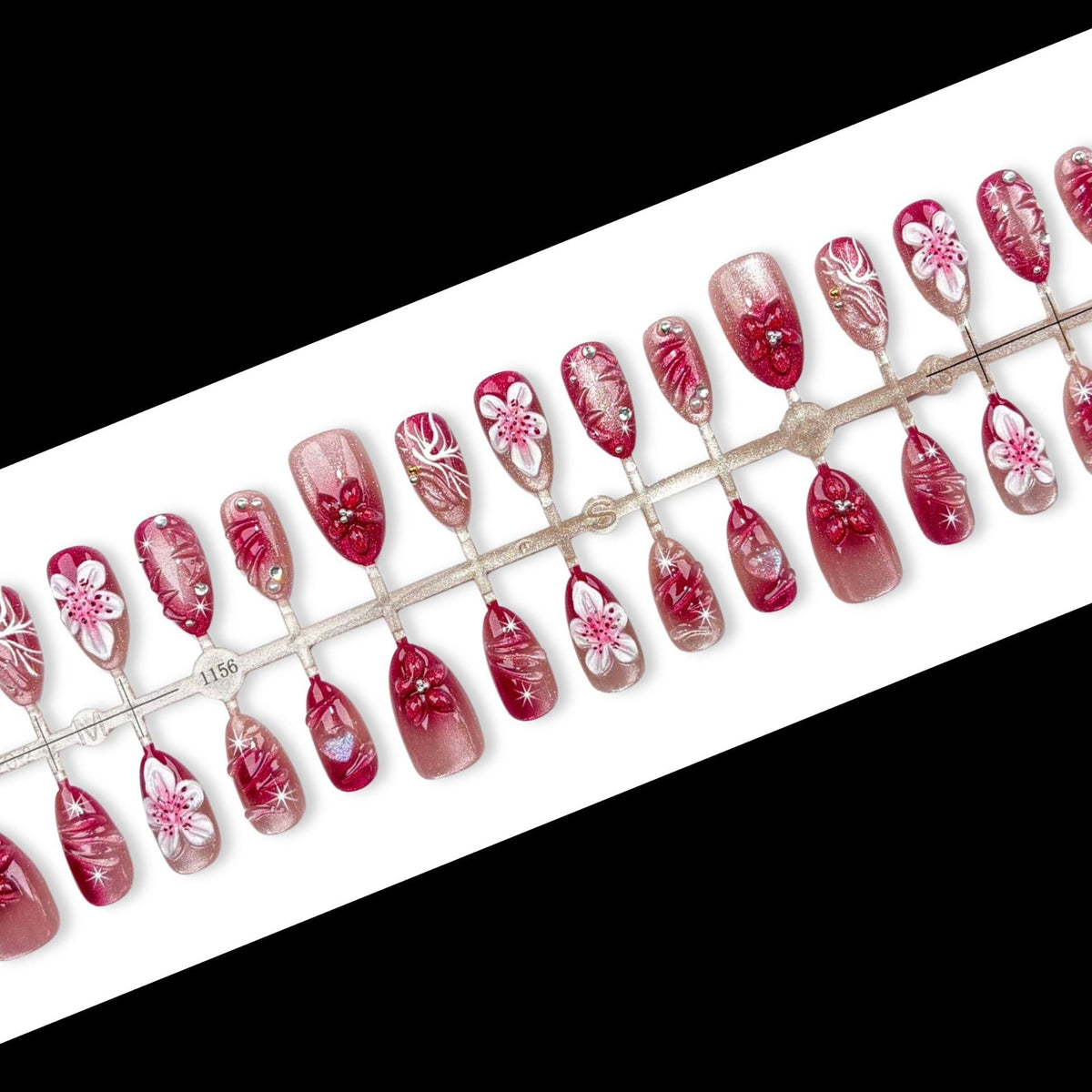 Decorative Floral Nail Art Set — product view 2