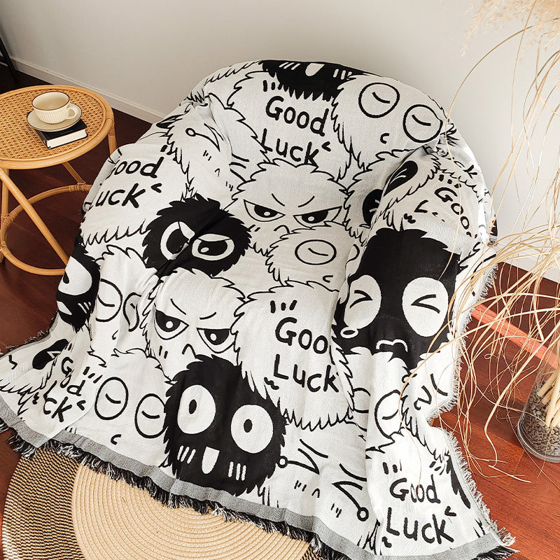 Artistic Woven Throw Blanket — product view 2