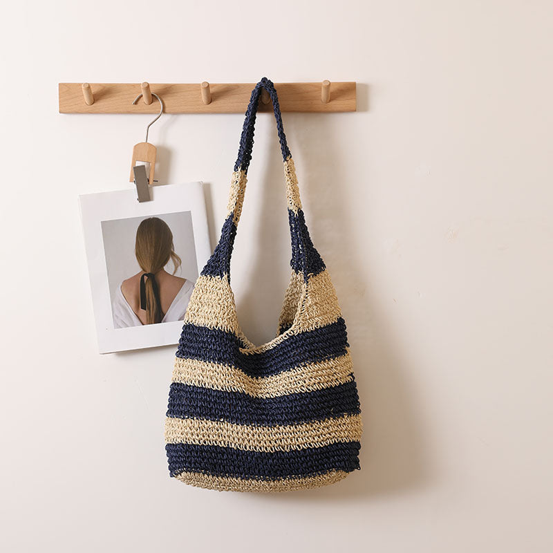 Casual Tote Bag in Striped Design LoungeYard — product view 7
