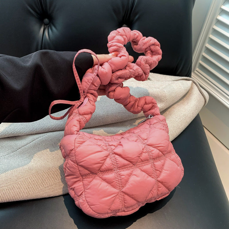 Quilted Slouchy Shoulder Bag — product view 1