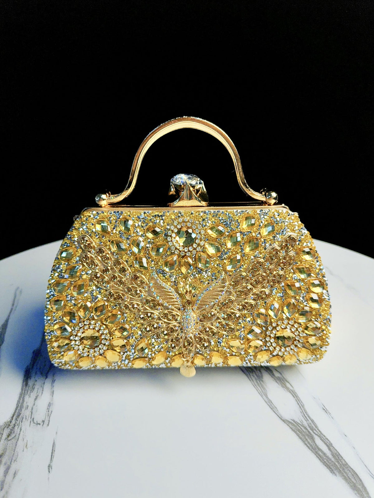 Ornate Bejeweled Evening Clutch — product view 6