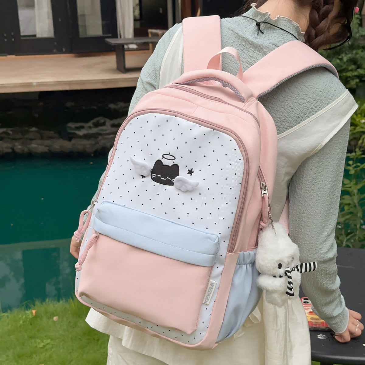 Cute Cartoon Character Backpack LoungeYard — product view 1