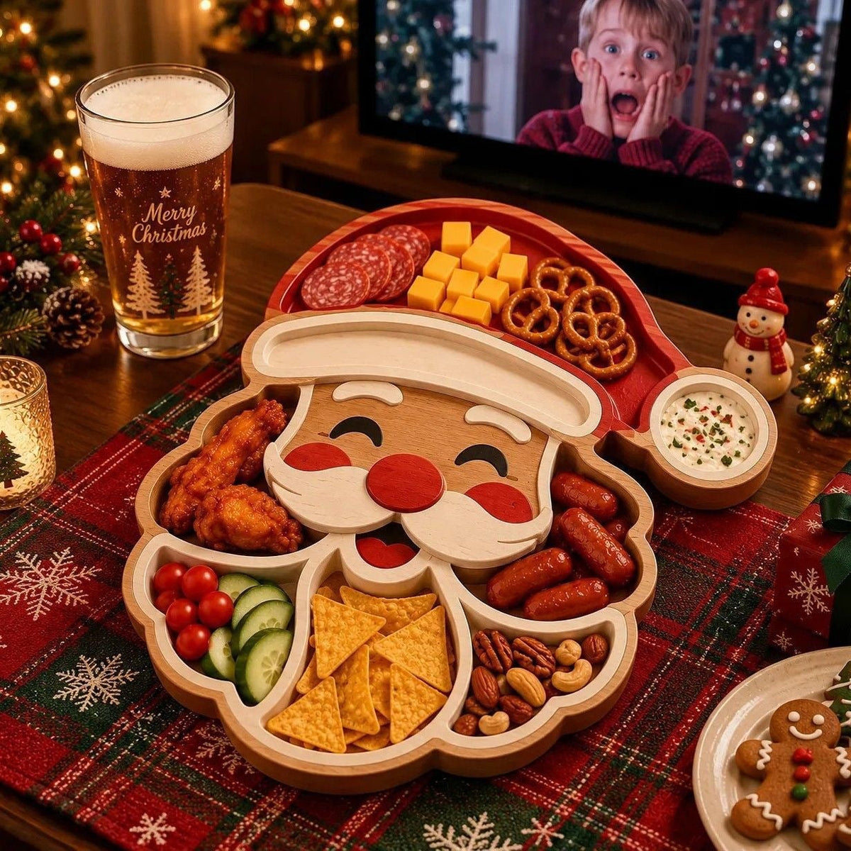 Christmas Tree Serving Platter Bowlift — product view 2
