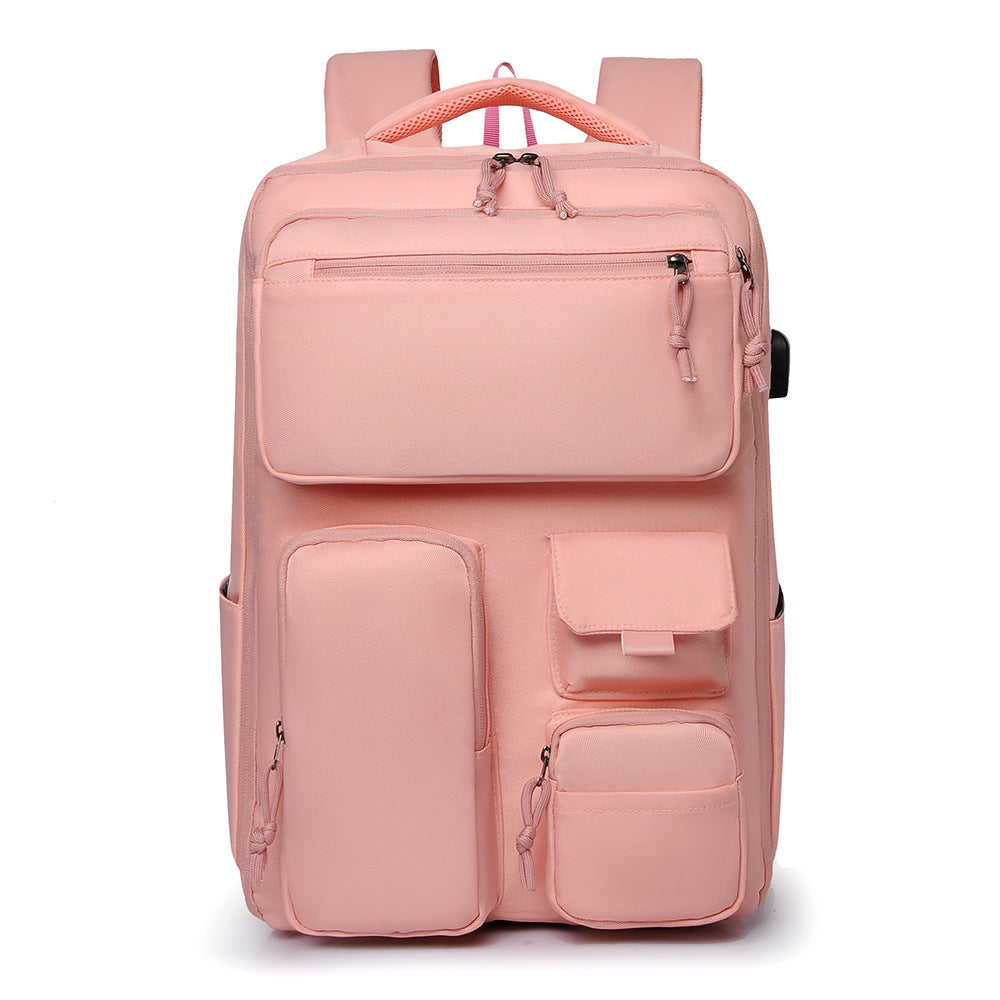 Multi-Pocket Versatile Backpack LoungeYard — product view 6