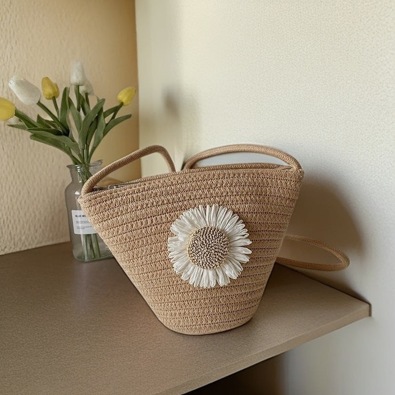 Handbag with Floral Design LoungeYard — product view 5
