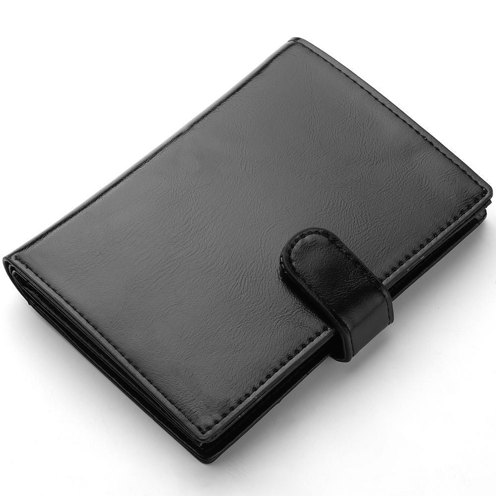 Elegant Textured Leather Planner Wallet LoungeYard — product view 3