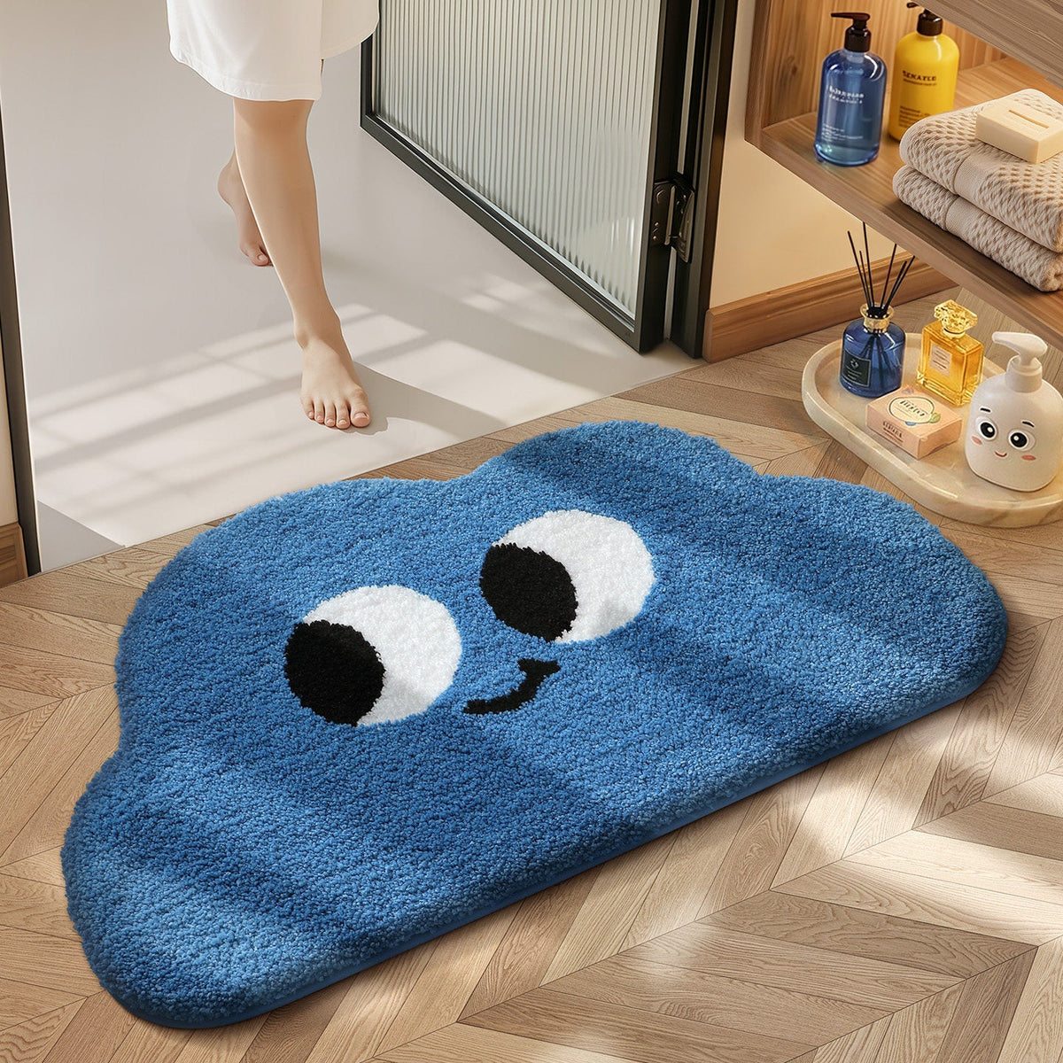 Fun Cartoon Bath Mat LoungeYard — product view 5