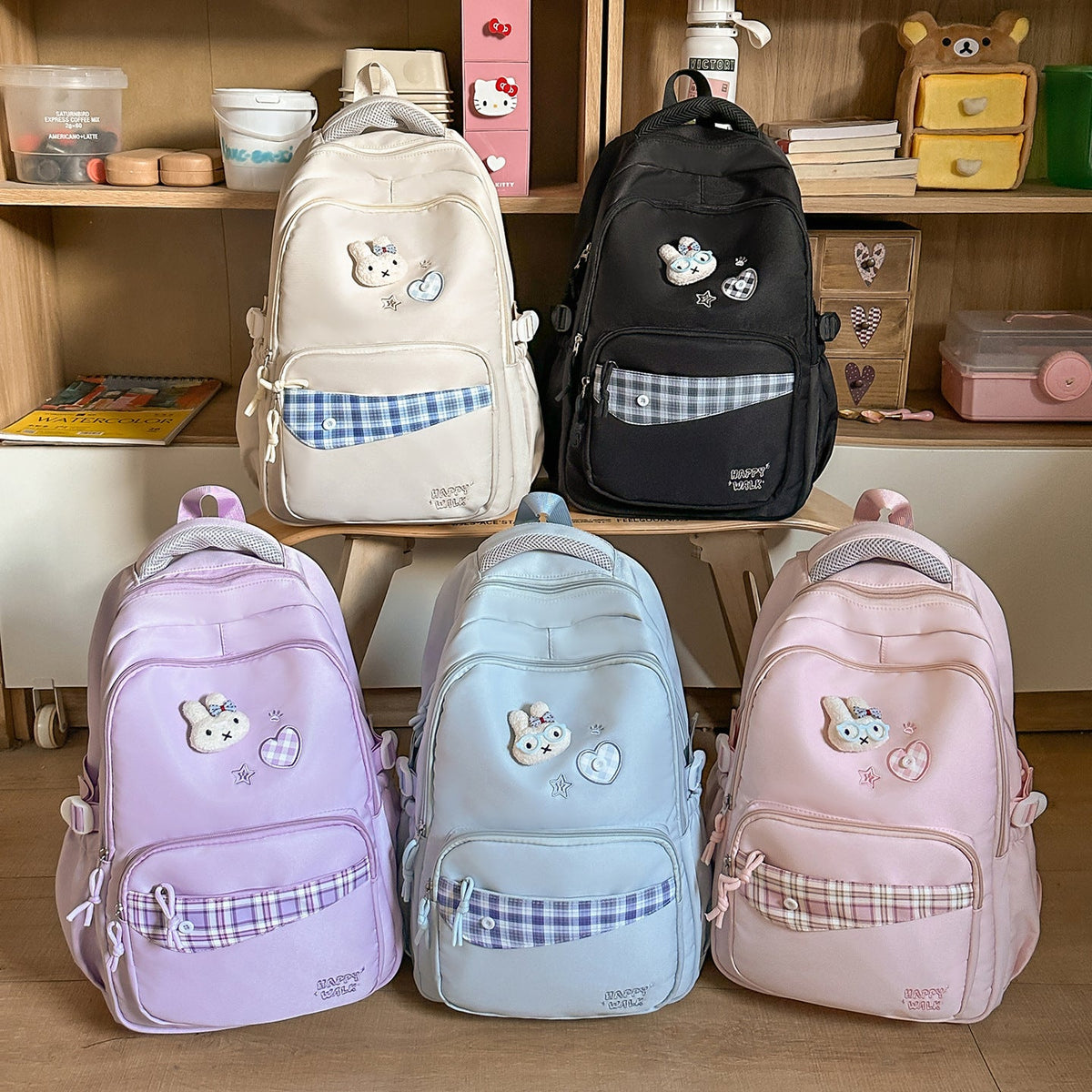 Charming Cartoon-Themed School Backpack LoungeYard — product view 4