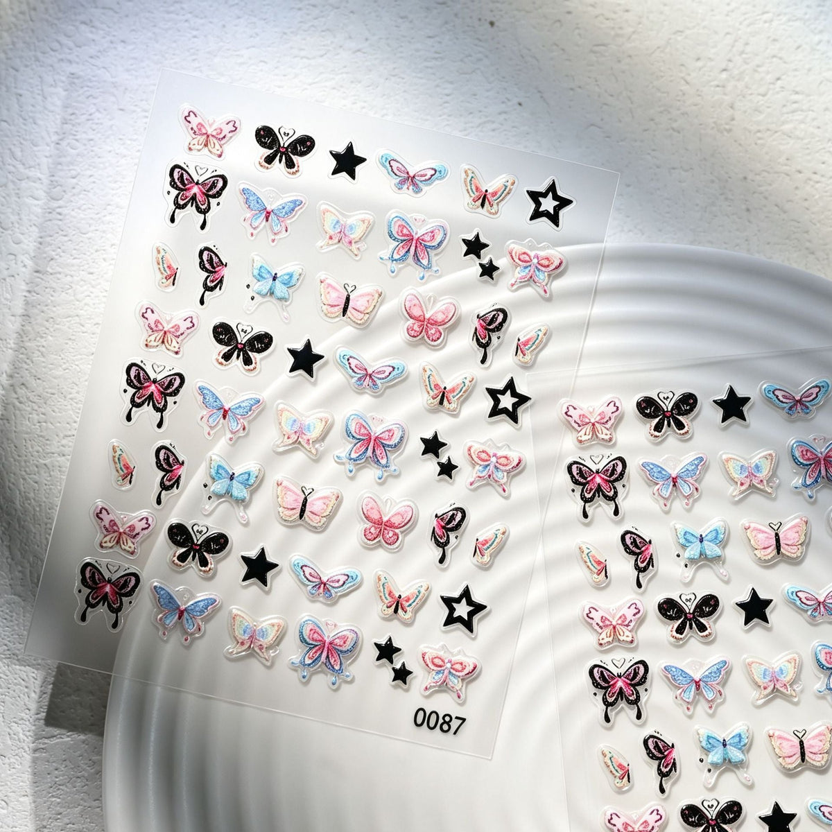 Colorful Butterfly Nail Art Stickers — product view 1
