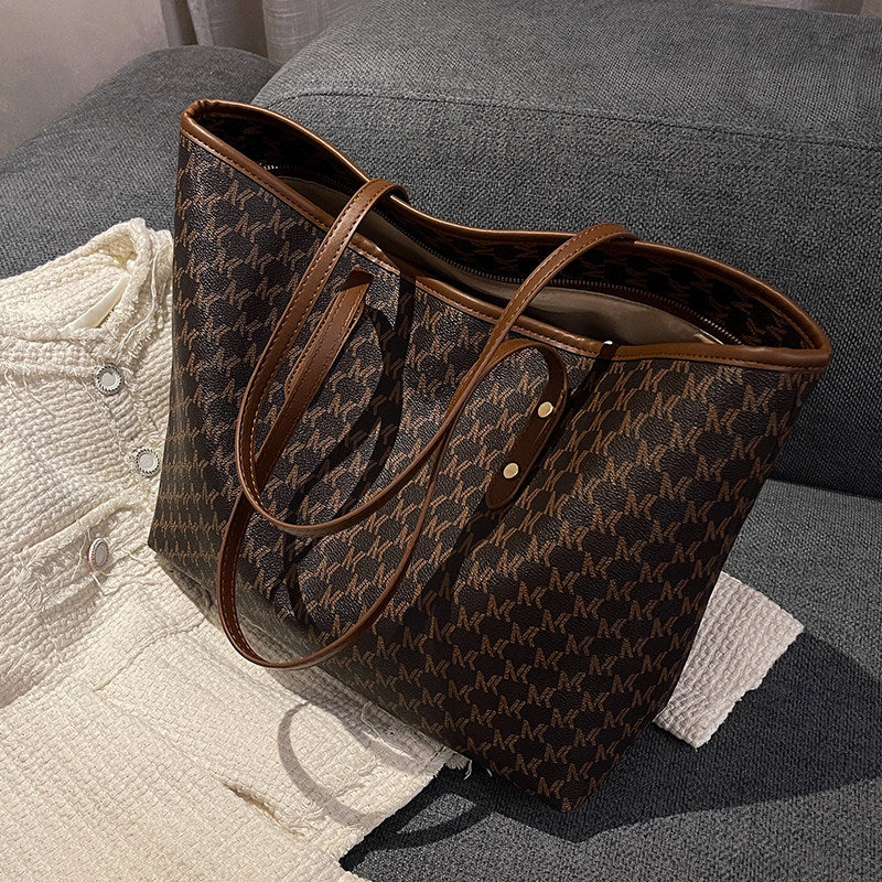 Elegant Symbol-Patterned Tote Bag LoungeYard — product view 1