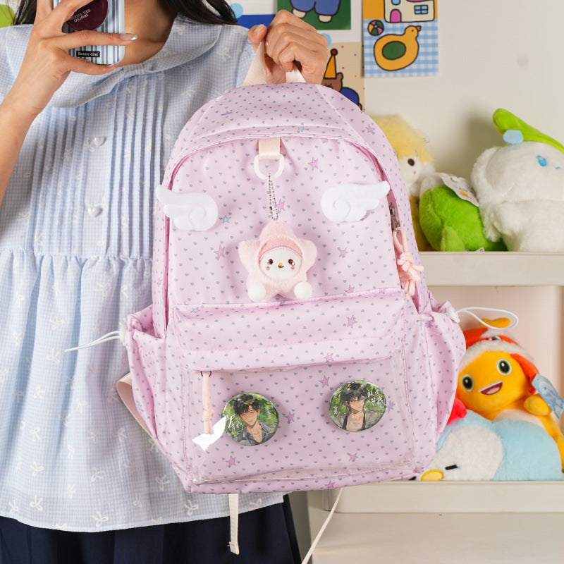 Playful Cartoon Character Backpack LoungeYard — product view 2