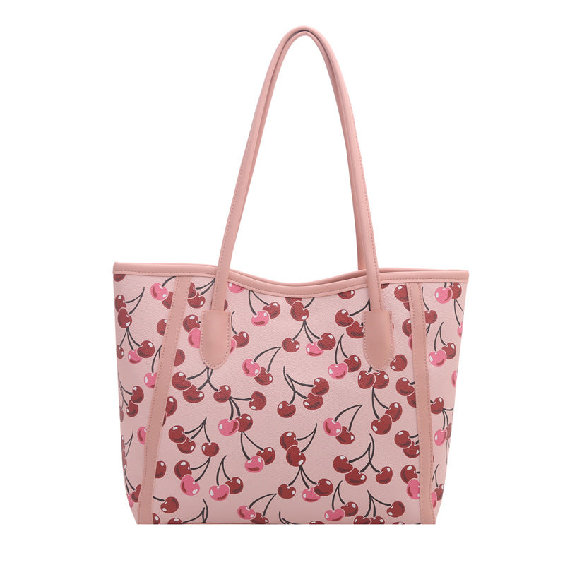 Cherry-Print Tote Bag — product view 4