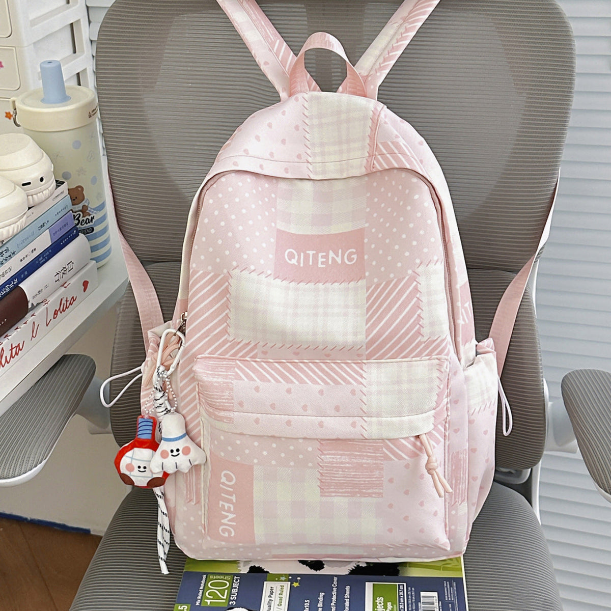 Patterned Casual Backpack — product view 2