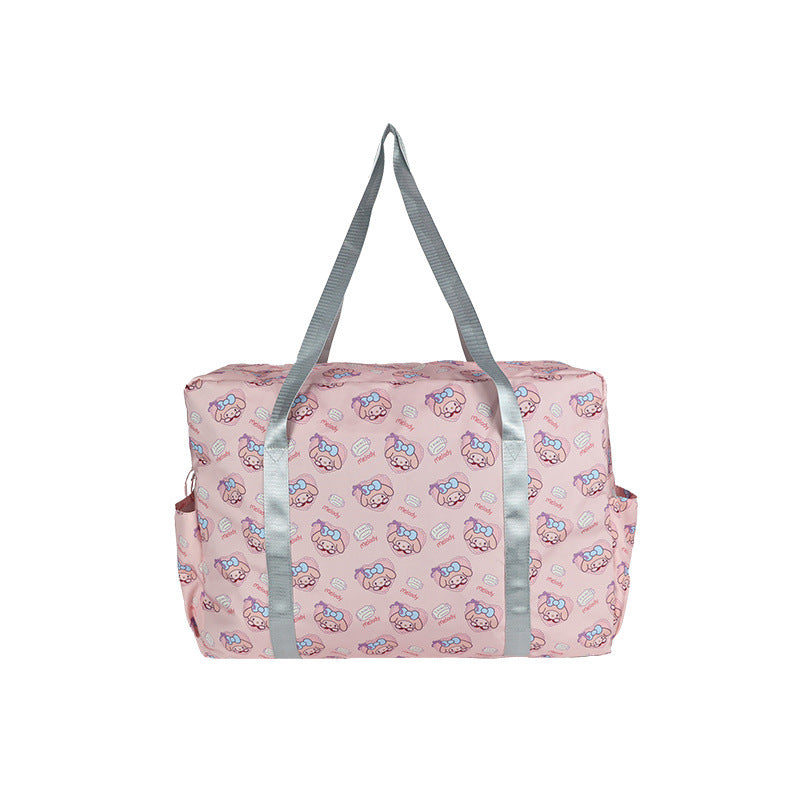 Playful Patterned Overnight Tote Bag LoungeYard — product view 7
