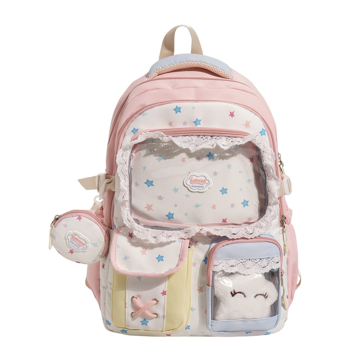 Whimsical Star-Embellished Cute Backpack LoungeYard — product view 5
