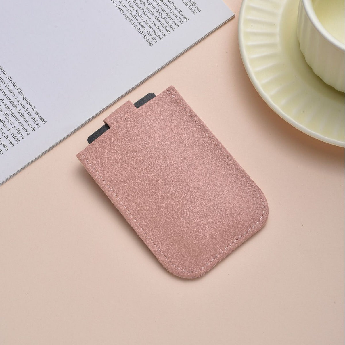Slim Leather Card Holder LoungeYard — product view 3