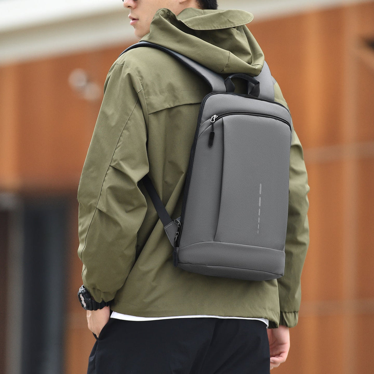 Sleek Minimalist Academic Backpack LoungeYard — product view 3