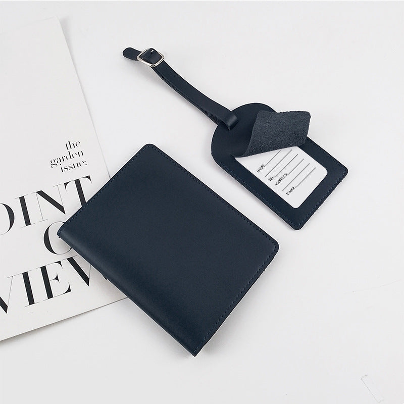 Genuine Leather Luggage Tag LoungeYard — product view 3