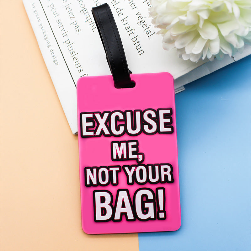 Unisex Quirky Travel Luggage Identifier LoungeYard — product view 2