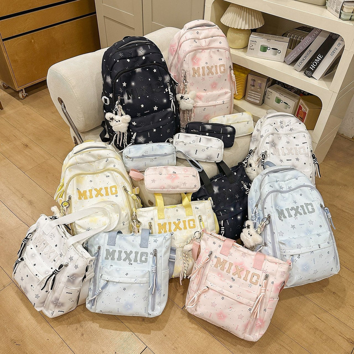 Trendy Illustrated Graphic Backpack LoungeYard — product view 4