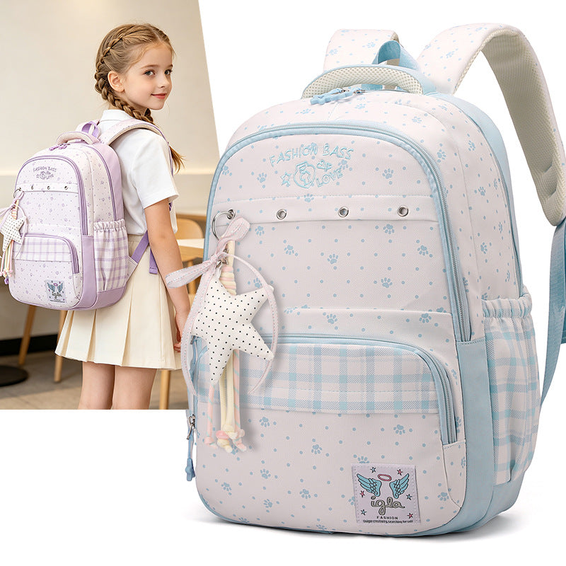 Decorative Floral Print Backpack LoungeYard — product view 1