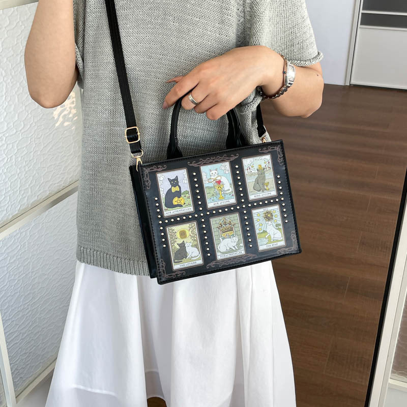 Cat-Themed Art Tote — product view 1
