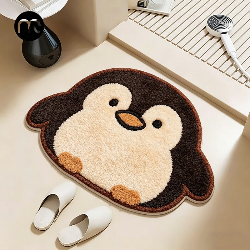 Cute Cartoon Fox Shaped Bath Mat — product view 6