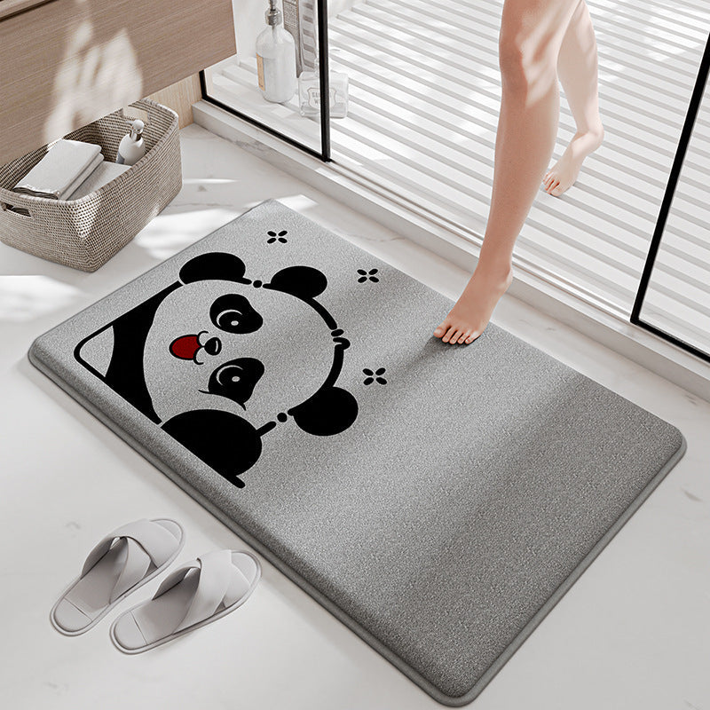 Funny Cartoon Bath Mat Bowlift — product view 4