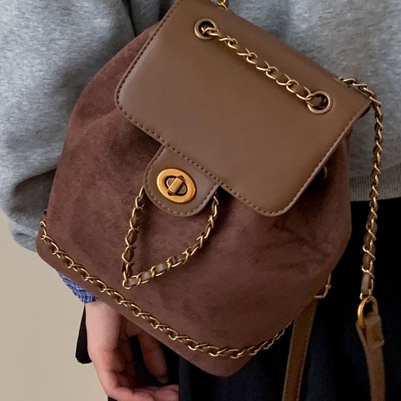 Premium Suede Backpack LoungeYard — product view 5