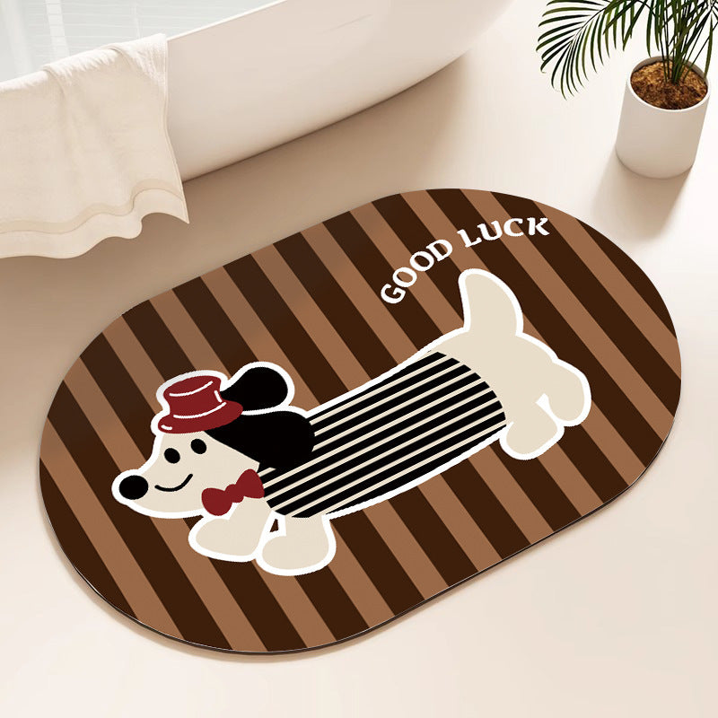 Playful Cat-Themed Shower Mat — product view 7