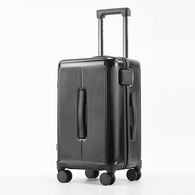 Unisex Compact Multi-Functional Hard Shell Suitcase LoungeYard — product view 2