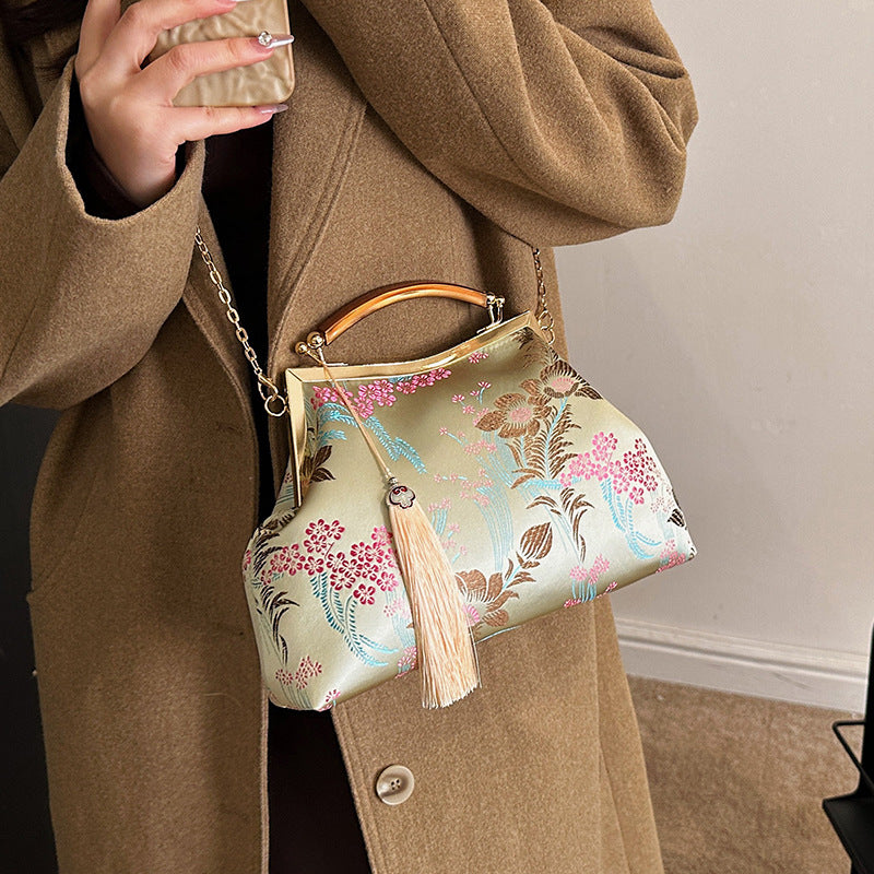 Elegant Floral Handbag — product view 6