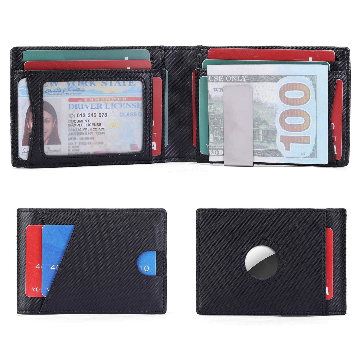 Premium RFID-Protected Leather Cardholder LoungeYard — product view 2