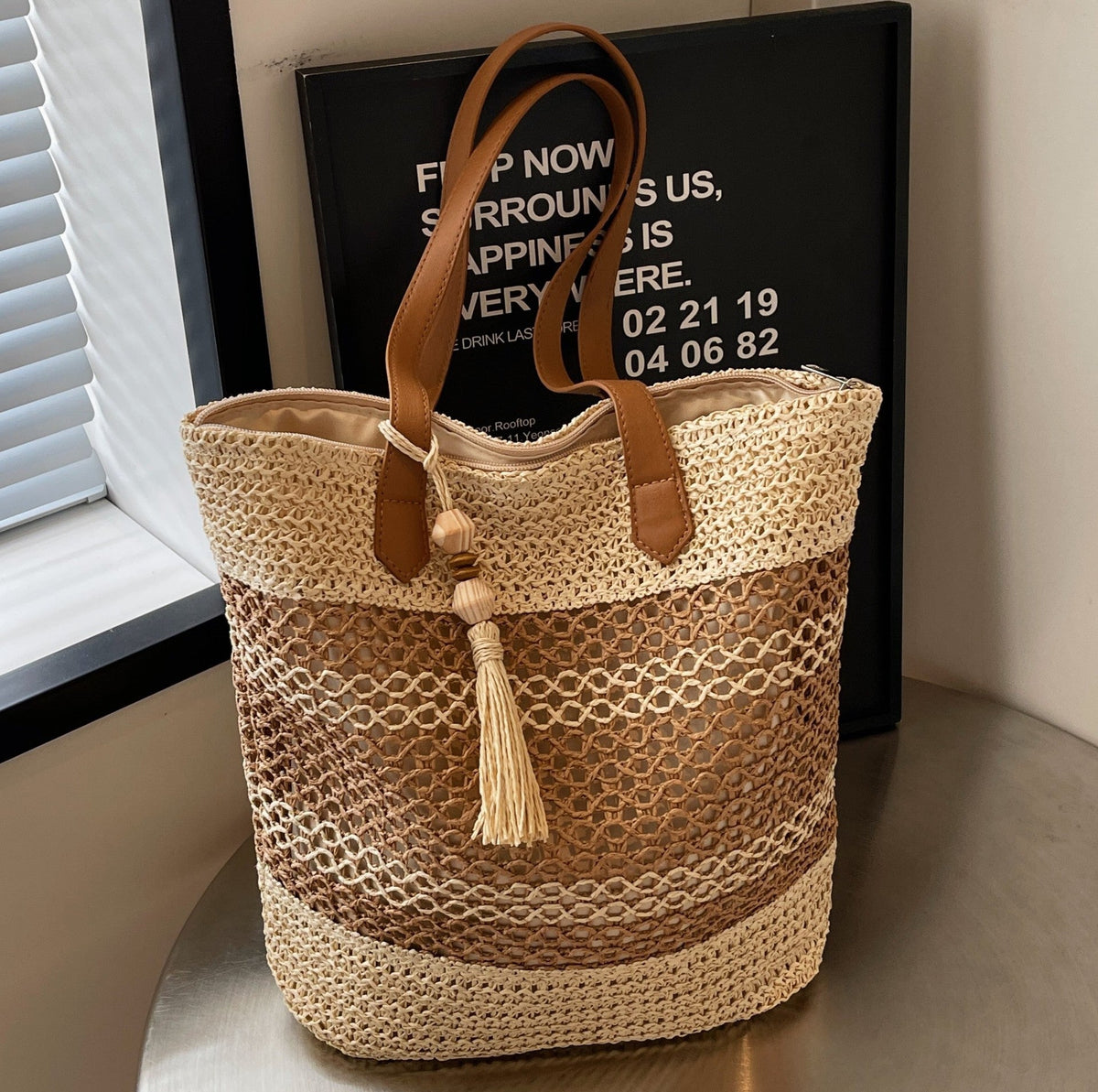 Handbag with Rustic Wave Design LoungeYard — product view 1