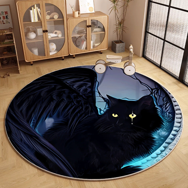Artistic Round Area Rug Bowlift — product view 3