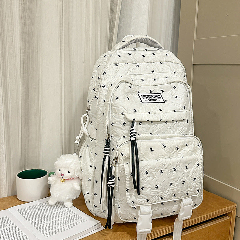 Quilted Multi-Pocket Backpack LoungeYard — product view 7