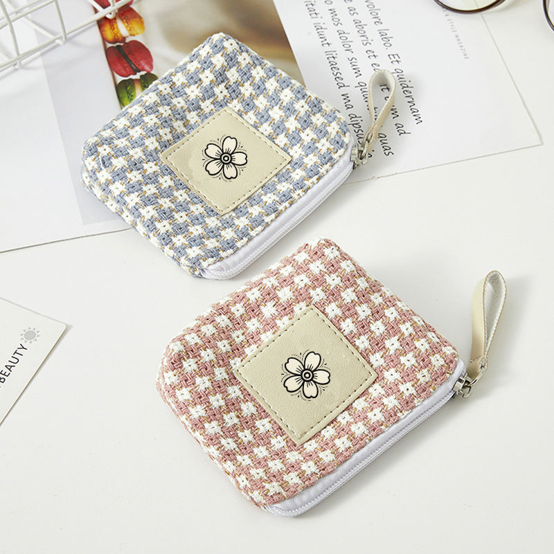 Textured Zip-Around Coin Purse — product view 5