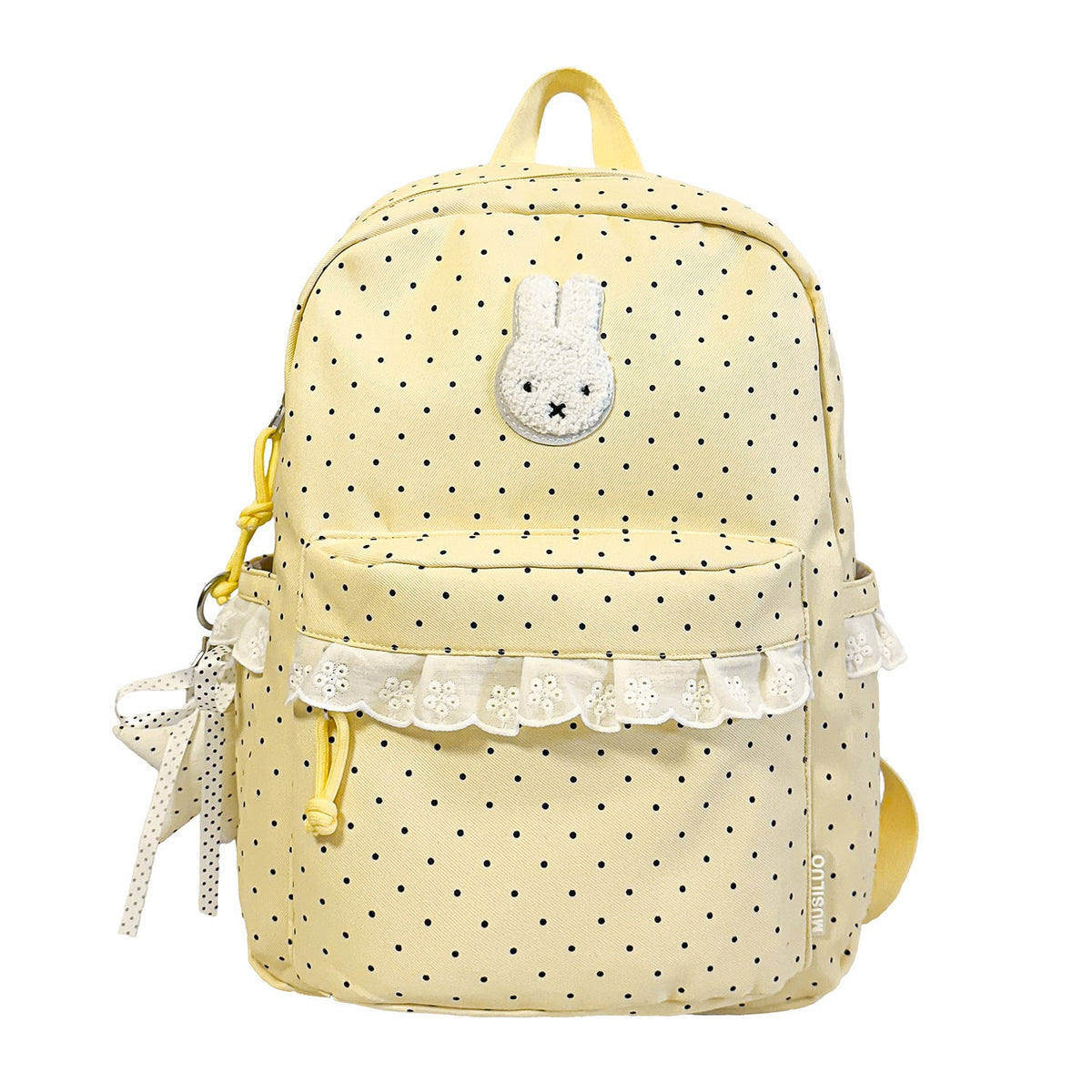 Playful Bunny-Ear Printed Backpack LoungeYard — product view 5