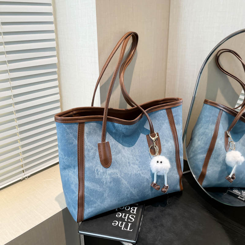 Classic Structured Canvas Tote Bag — product view 5
