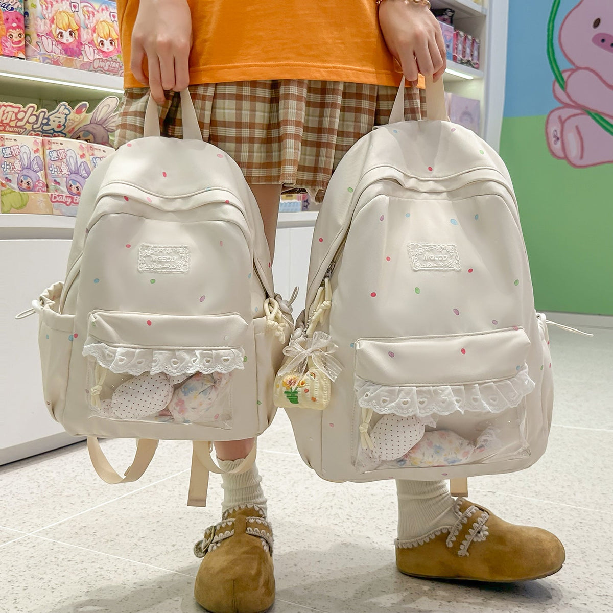 Cute Decorative Mini Backpack LoungeYard — product view 1