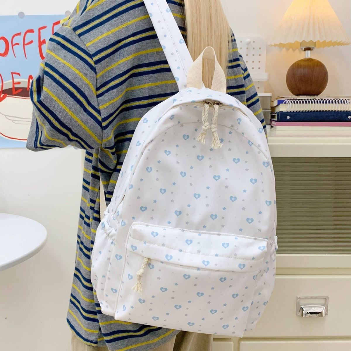 Cute Patterned Backpack LoungeYard — product view 2