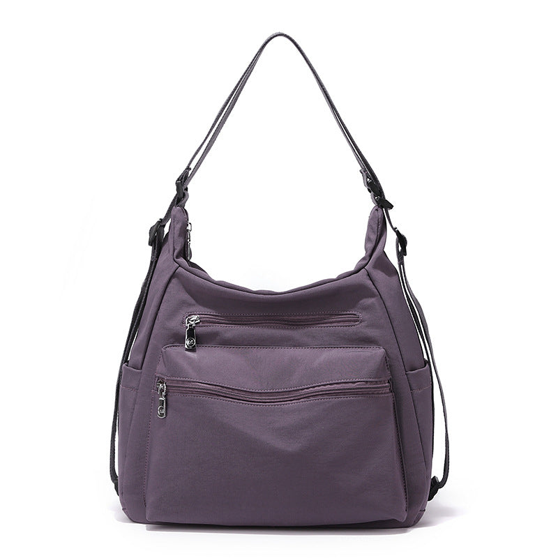 Multi-Zippered Casual Shoulder Bag LoungeYard — product view 5