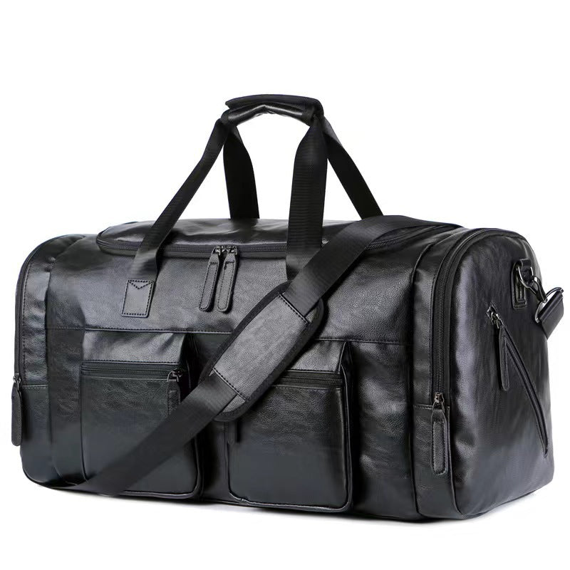 Leather Travel Duffle Bag — product view 3