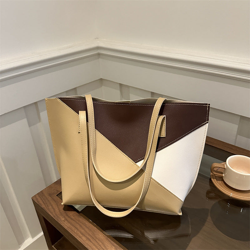 Structured Leather Tote Bag — product view 5