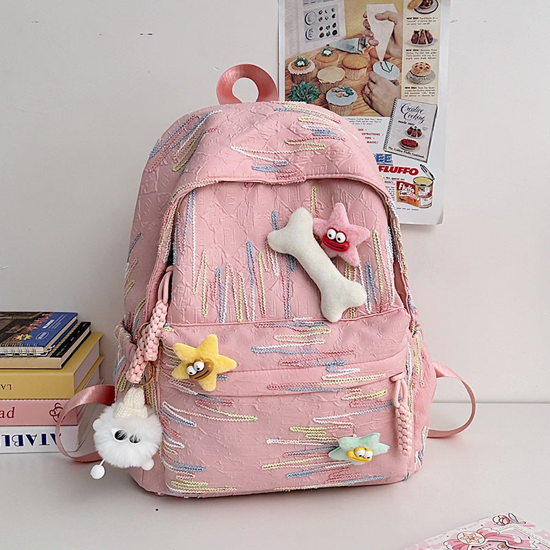 Abstract Patterned Backpack LoungeYard — product view 3