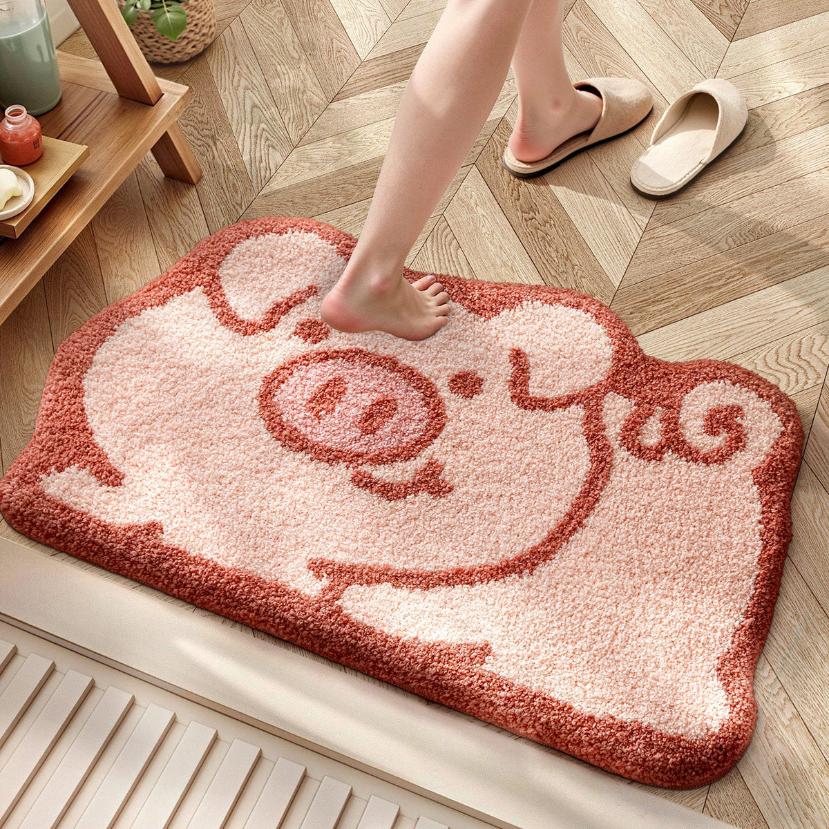Fun Cartoon Bath Mat LoungeYard — product view 2