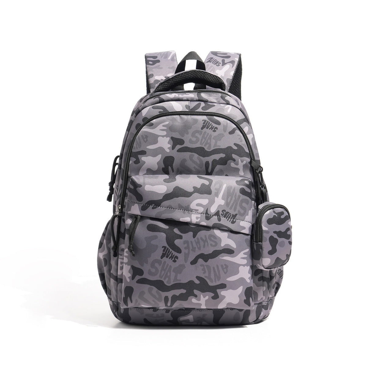 Stylish Camo Print Backpack — product view 1