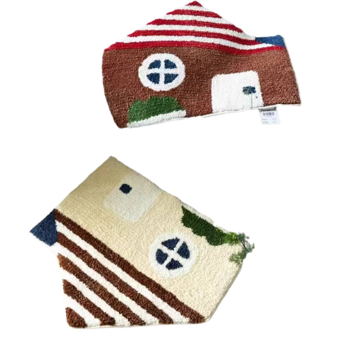 Decorative House-Shaped Bath Mat Bowlift — product view 5