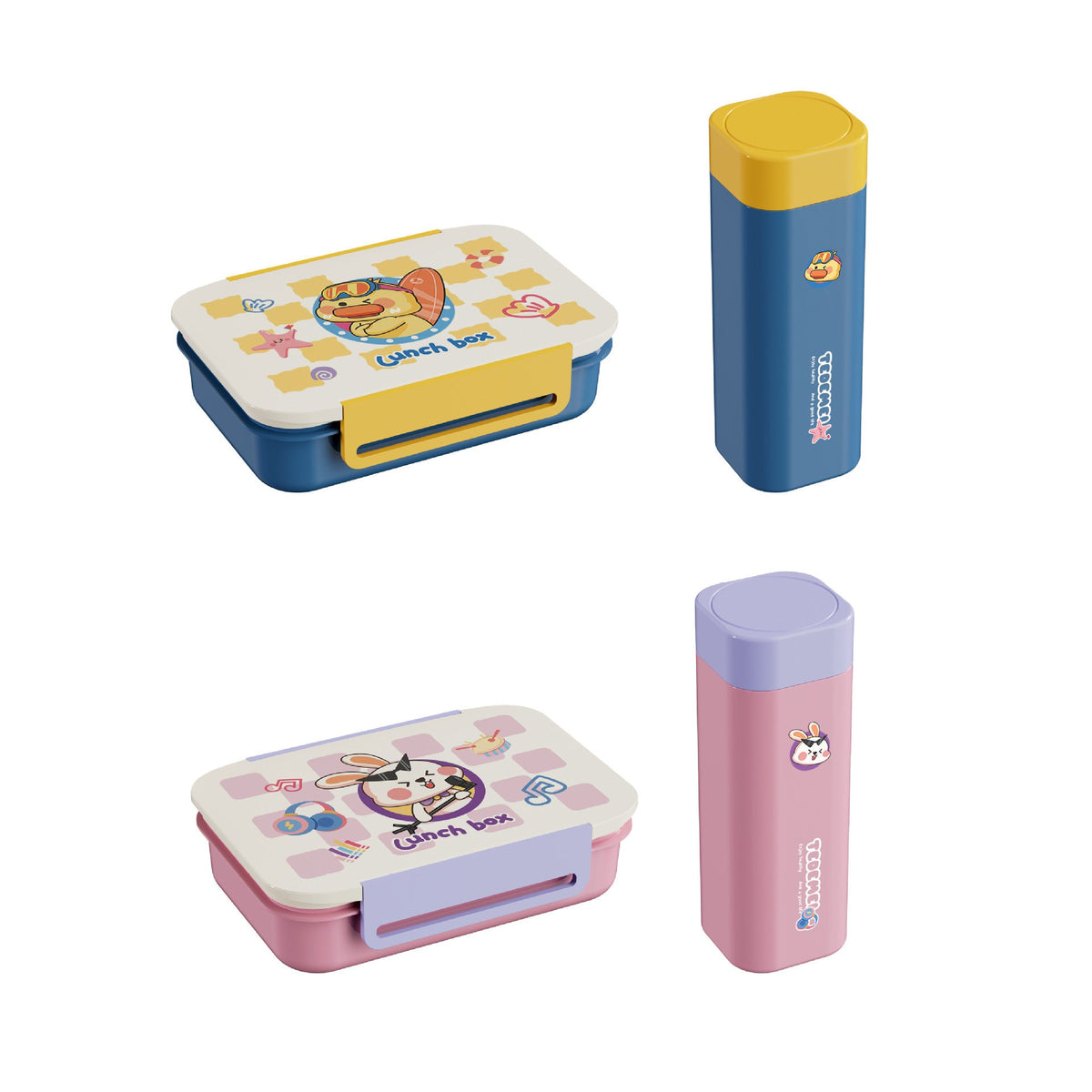 Fun-Themed Bento Lunch Box Set — product view 5